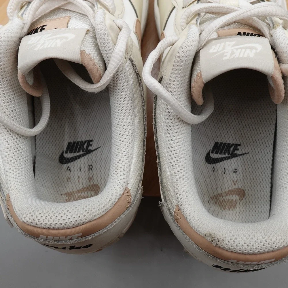 Nike Womens 9 Air Force‎ 1 Shadow Sail Hemp Fossil Light Bone CI0919-116 Flaws